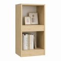 Bücherregal Standregal Eiche hell Spanplatte rechteckig 60 x 30 x 120 cm